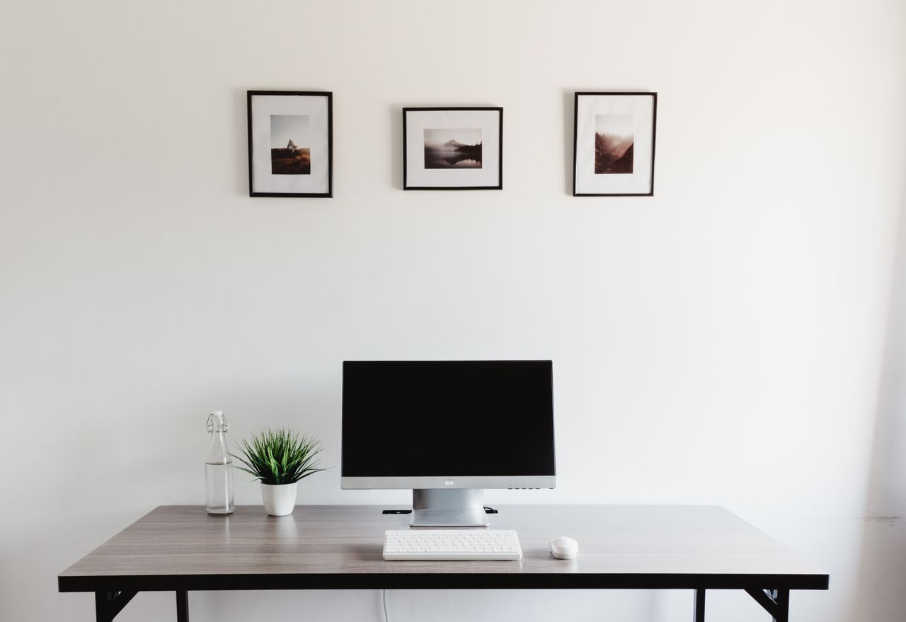 Tableaux sur un mur